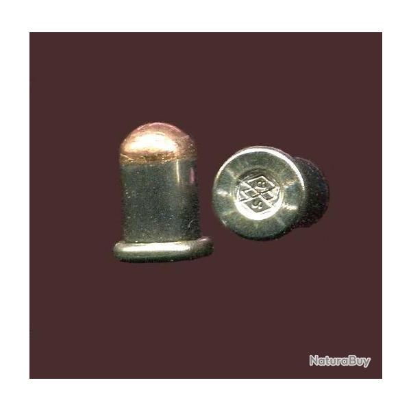 4 mm Flobert - marquage SB en relief - �tui nickel - balle cuivr�e