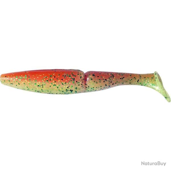 Leurre One Up Shad 4" 076 ORANGE GREEN