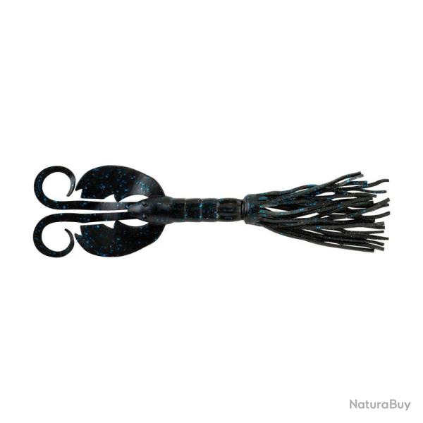 Bearded CrazyLeg Chigger Craw Black Blue Fleck