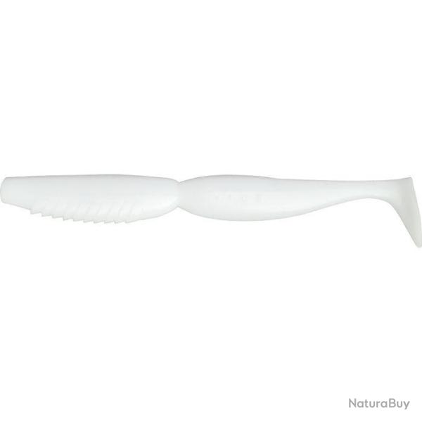 Leurre Souple Super Spindle Worm 4" SOLID WHITE