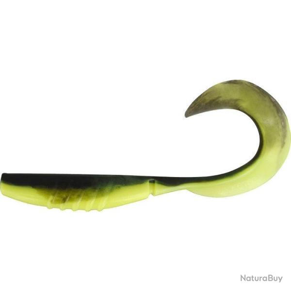 Leurre MEGABASS X LAYER CURLY 5" SOLID CHART BLACK