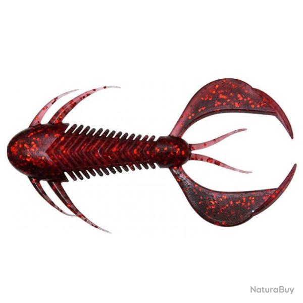 Leurre MEGABASS Rock Hog 2.5" BLACK BACK CLEAR RED