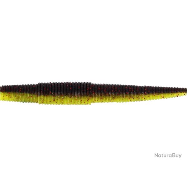 Leurre souple WESTIN Ned Worm 7cm Black/Chartreuse