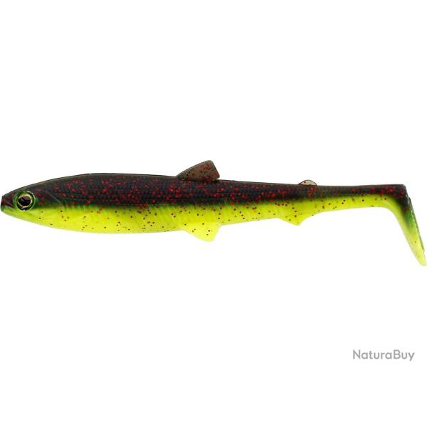 Leurre WESTIN Bullteez Shadtail 12,5cm Black/Chartreuse