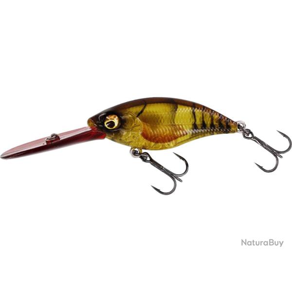 Leurre WESTIN Buzzbite DR Crankbait 6.5cm Floating Clear Brown Craw