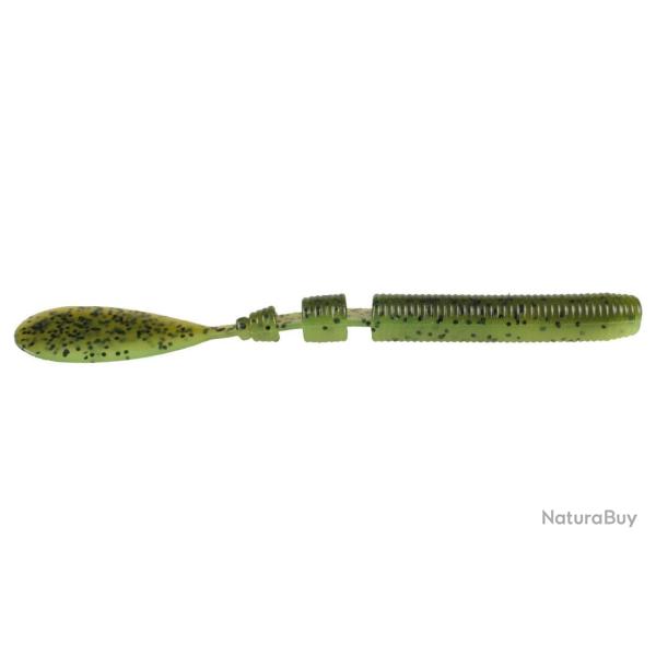 Leurre Cr�ature LAKE FORK Hyper Worm WATERMELON SEED/CHARTREUSE