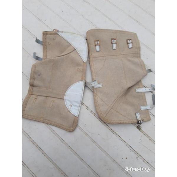 PAIRE DE GUETRES ARME ANGLAISE