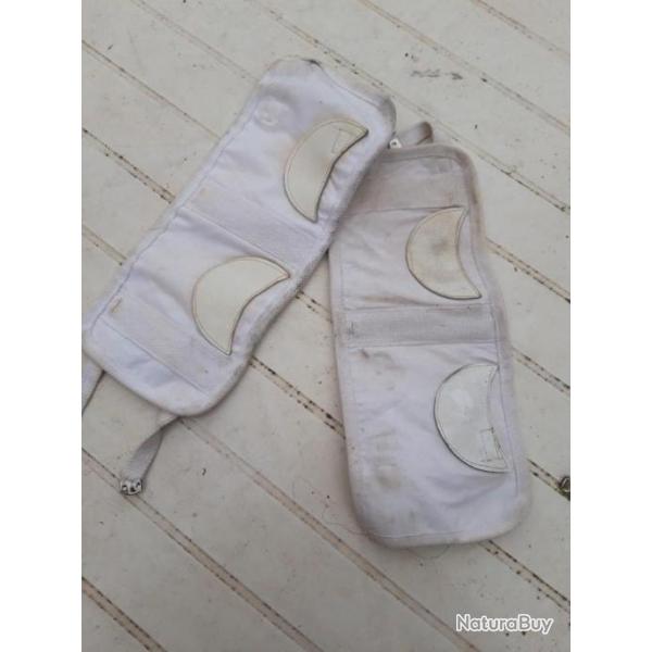PAIRE DE GUETRES BLANCHE ARME ANGLAISE