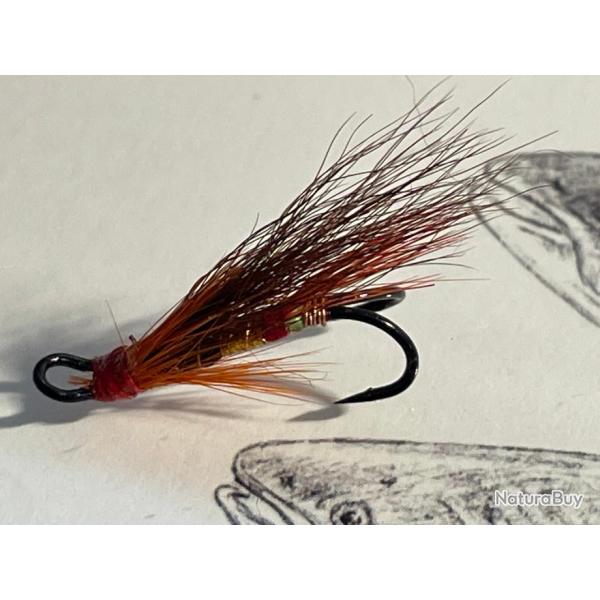 mouche saumon modle Copper Killer numro 10 hameon double