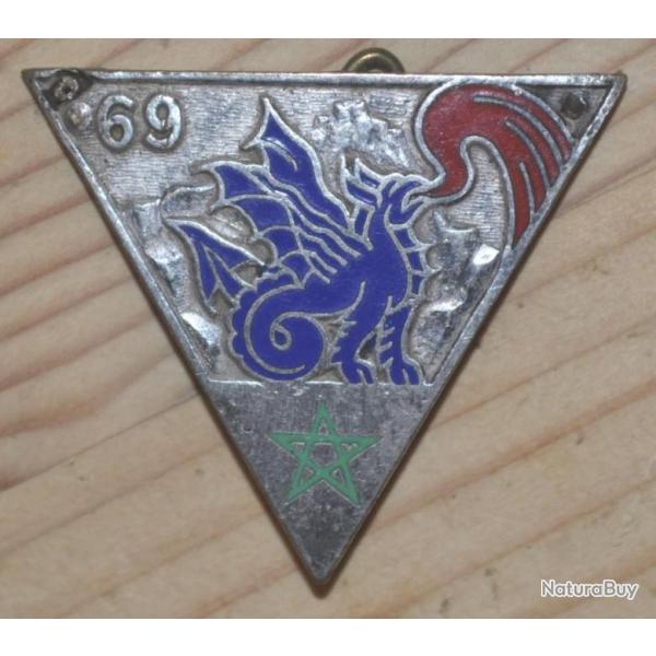 69 Rgiment d'Artillerie, triangle pointe en bas(ANC)