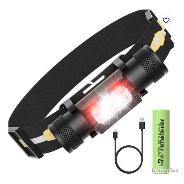 lampe frontale rechargeable 2100 lumens