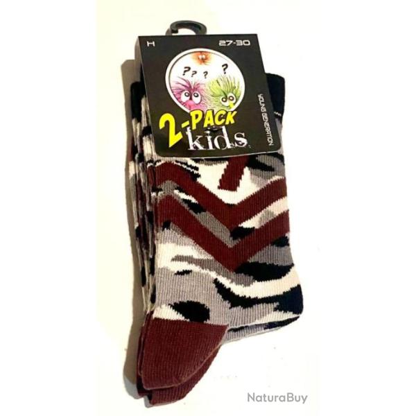 CHAUSSETTE ENFANT CAMO
