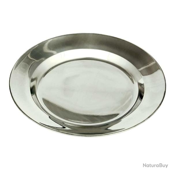 Assiette en acier inoxydable