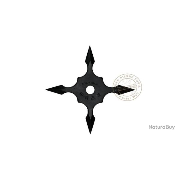 Shuriken Kohga Ninja - 4 branches fines Noir