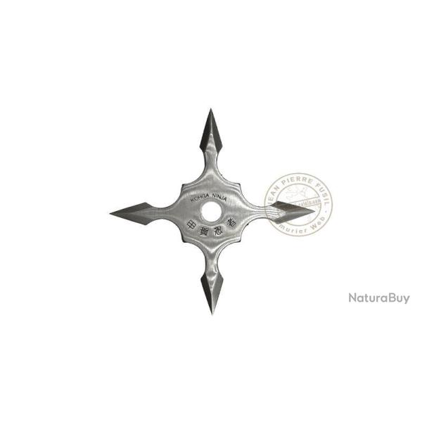 Shuriken Kohga Ninja - 4 branches fines Inox
