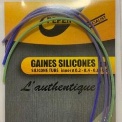 Peper - Gaine Silicone diam 0.2 + 0.4 + 0.6 + 0.9 (x15cm)