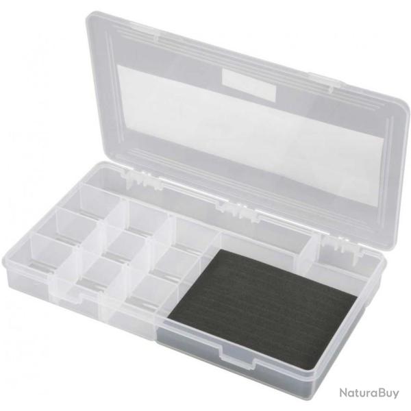 BOITE PLASTIQUE - 11 CASES MOUSSE EVA