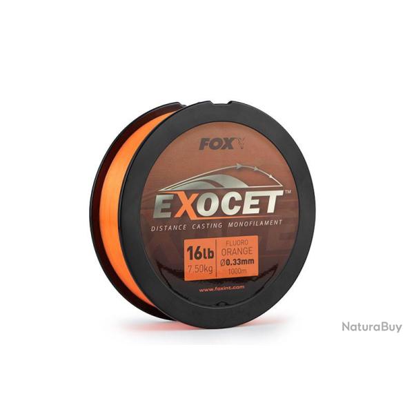 Fil Carpe FOX Exocet FLuoro Orange Mono 1000m 0.33mm