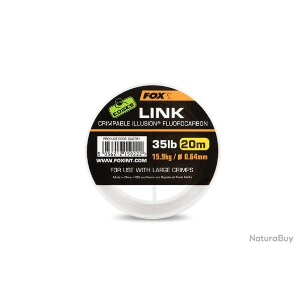 FOX Edges Link Illusion Fluoro 35lb/0.64mm
