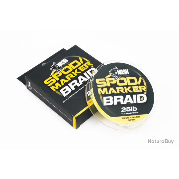 Tresse NASH Spod & Marker Braid Lo Viz Green