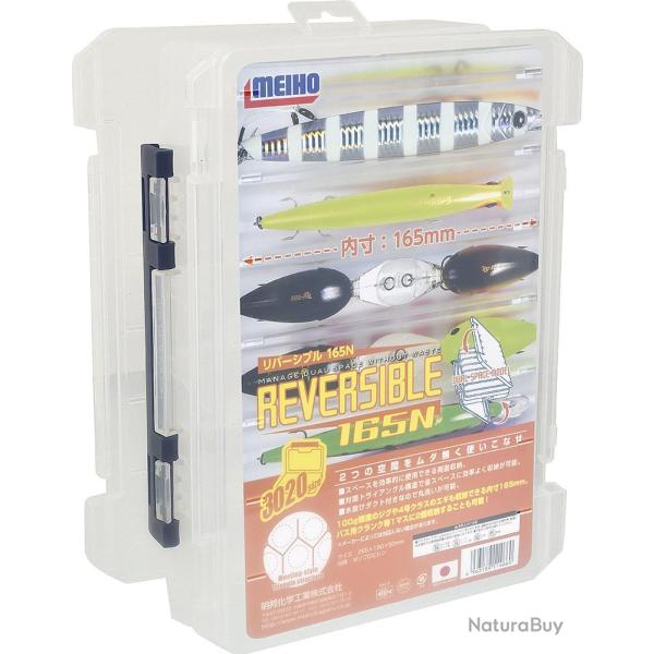 Boite MEIHO REVERSIBLE 165 N CLEAR