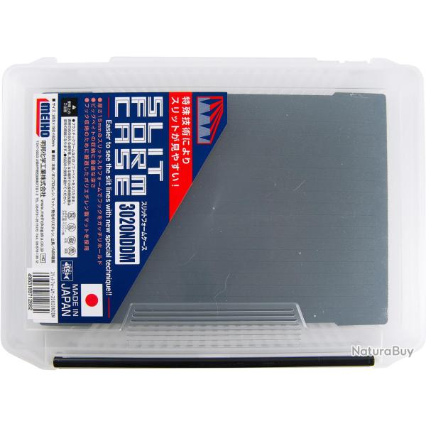 Boite MEIHO SLIT FORM CASE 3020 NDDM CLEAR