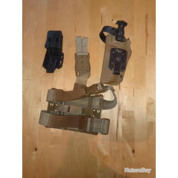 Lot holster TRB beretta 92/ Pas + interface bladetech