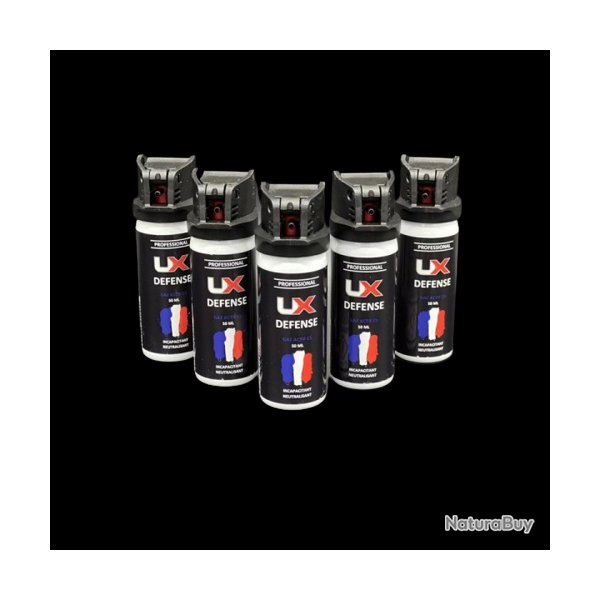 Umarex 5X Bombe gaz UX 50ml avec avec clapet de s�curit�