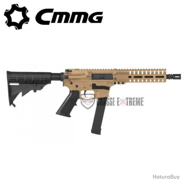 Carabine CMMG Mkgs Pdw 8'' Cal 9 mm Fde
