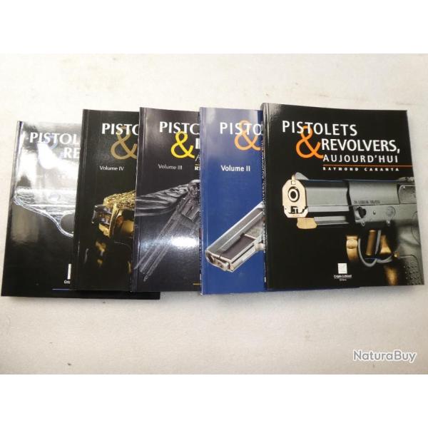 s�rie de 5  volumes "pistolets et revolvers"