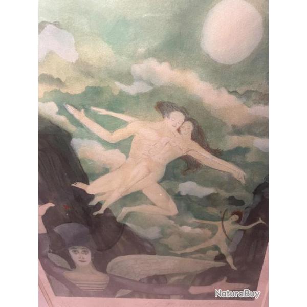 A vendre Lithographie du Mime.  Marceau