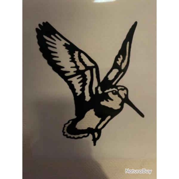 1 x Autocollant B�casse voiture ou autres  noir ,blanc ou cam�l�on 20 cm