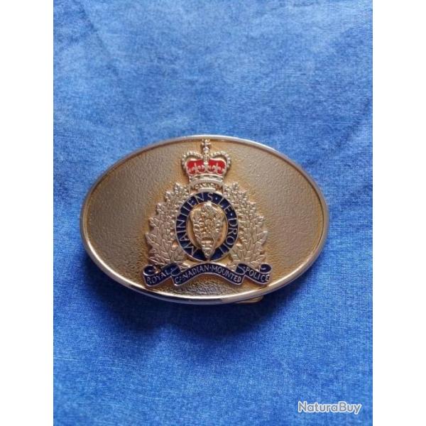 BOUCLE DE CEINTURE DE LA POLICE MONT�E CANADIENNE