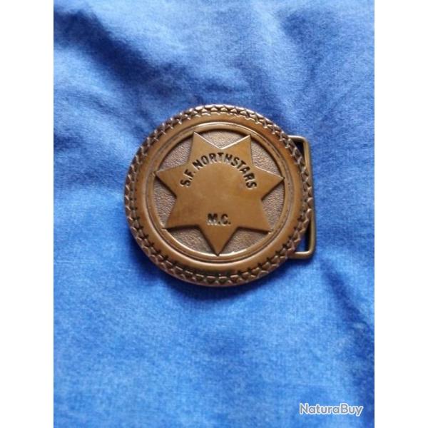 BOUCLE DE CEINTURE DU MOTO CLUB DE LA POLICE DE SAN FRANSICO USA