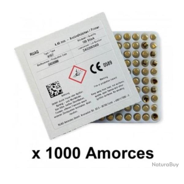 1000 Amorces RUAG Small Pistol 4031