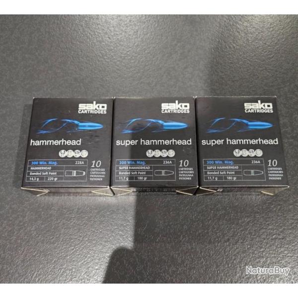 Balles Sako 300 Win Mag