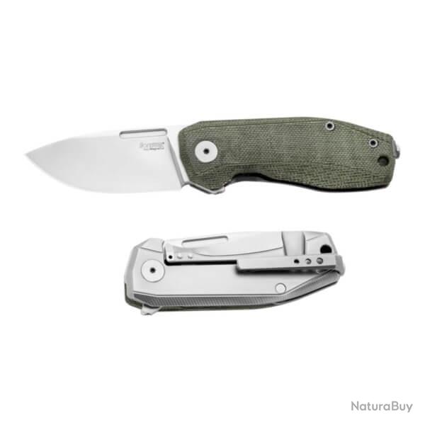 NA01.CVG Couteau pliant Lionsteel "Nano" micarta vert