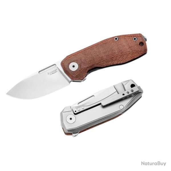 NA01.CVN Couteau pliant Lionsteel "Nano" micarta naturel