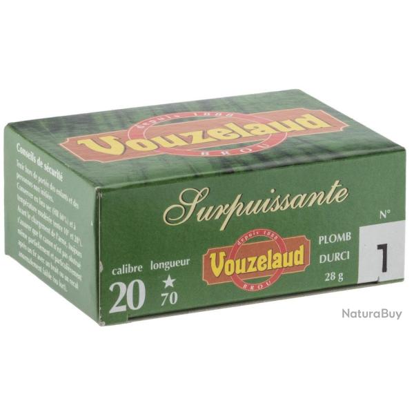 5 Boites Cartouches Vouzelaud - Surpuissante - Cal. 12/70 + Cal: 20/70 N1