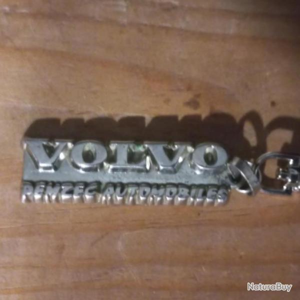 porte clef chrom�  vintage " VOLVO "  1970  R�gion Bretagne