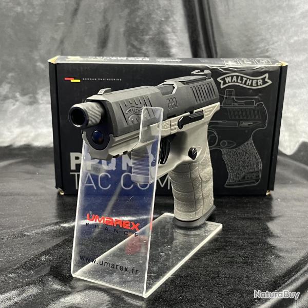 PISTOLET "WALTHER PPQ M2" - Q4 TAC COMBO 4,6'' - Plombs 4.5MM AVEC VISEUR RDS 8