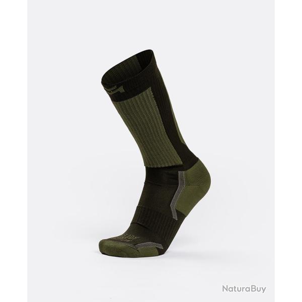Chaussette MOUNTAIN Noire/Kaki 44/46