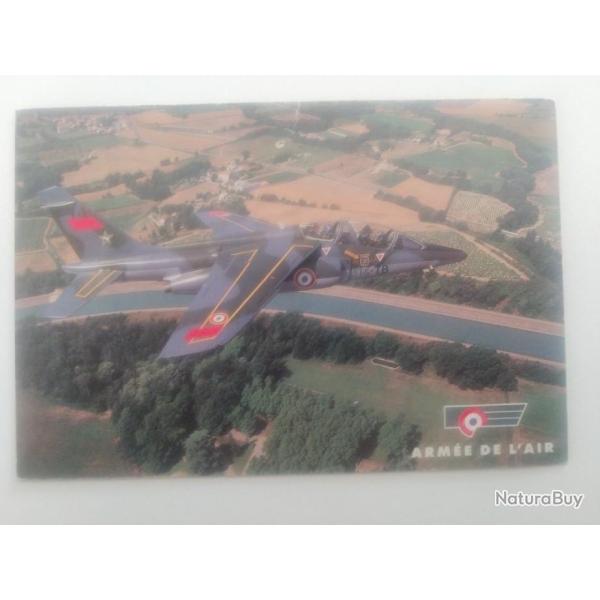 Carte postale - arm�e de l'air - Alpha Jet de l'�cole des pilotes.