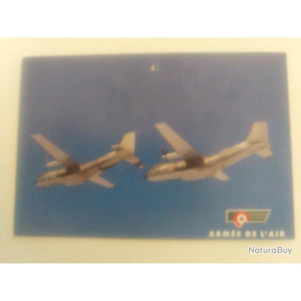 Carte postale - arm�e de l'air - deux transals licorne se ravitaillent
