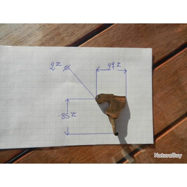 d�tente pour pistolet ancien