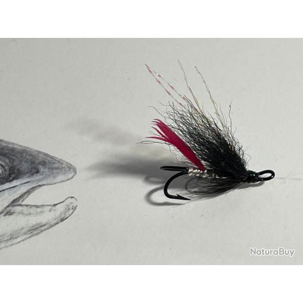mouche saumon mod�le Scorff Bretagne num�ro 10  hame�on double