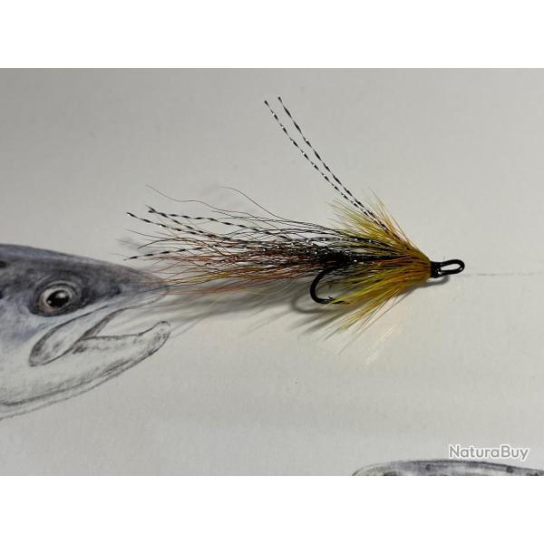 mouche saumon mod�le Cascade num�ro 12  hame�on double
