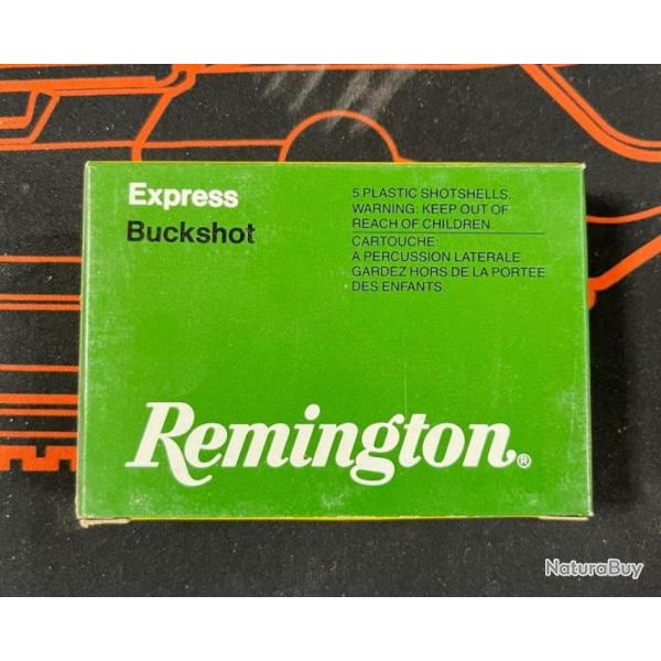 5 cartouches REMINGTON BUCKSHOT calibre 20