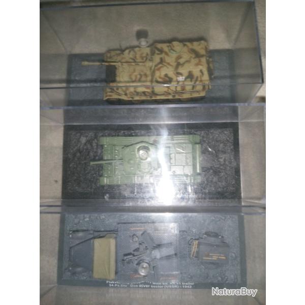 Lot 3 blind�s ww2 au 1/72 - britannique et allemands.