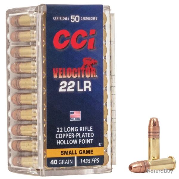 Munitions CCI 22lr Small Game Velocitor PAR 500
